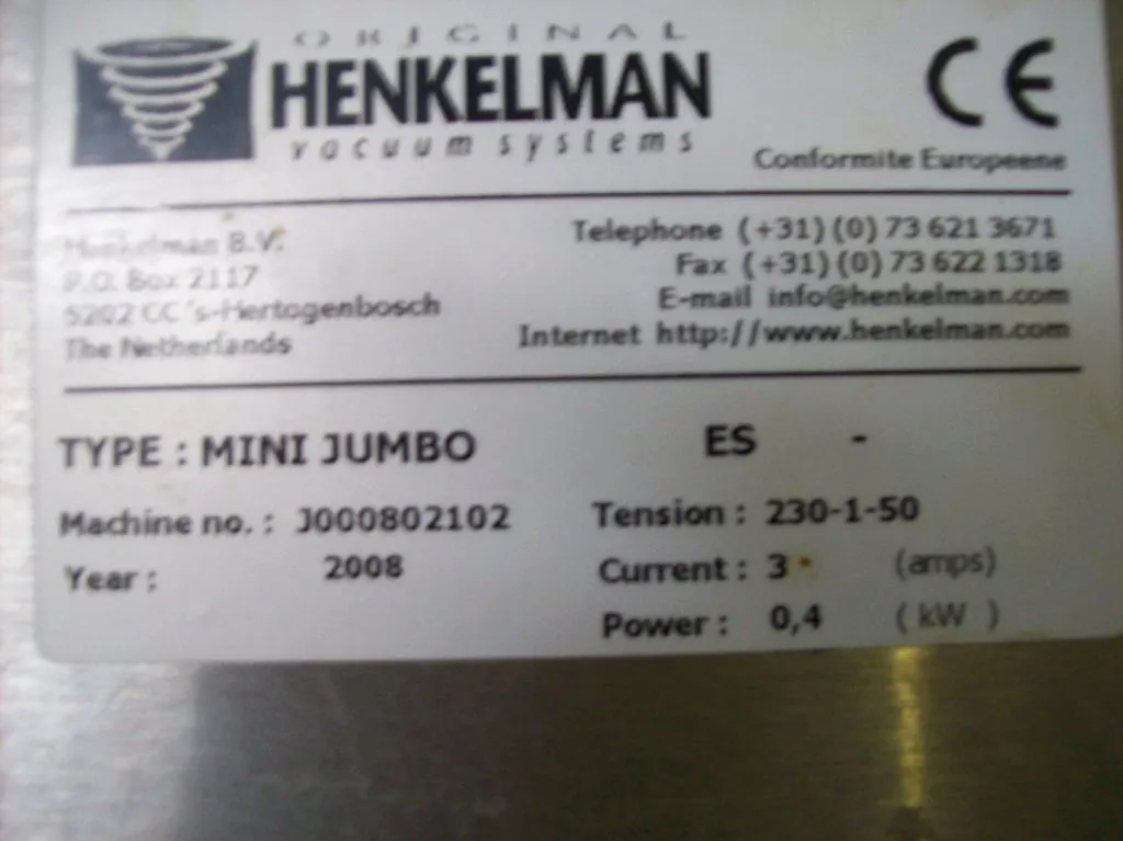 вакуумный Упаковщик Henkelman Jumbo Mini в Нижнем Новгороде 5